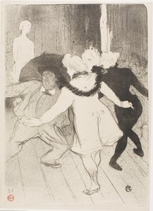 フォリー・ベルジェールにて: ムッシュー・プリュドームの謙虚さ 作： Henri de Toulouse-Lautrec