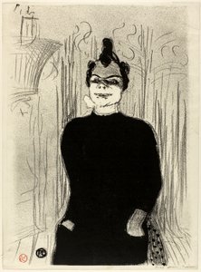 ガイテ・ロシュシュアールにて：ニコル 作： Henri de Toulouse-Lautrec