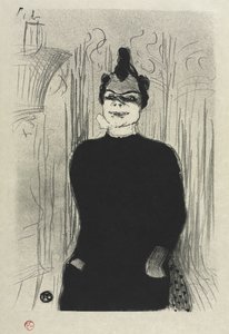 ガイテ・ロシュシュアールにて：ニコル 作： Henri de Toulouse-Lautrec