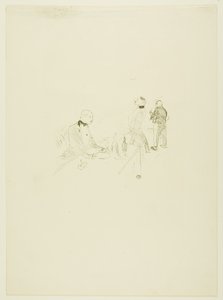 メゾンドールにて 作： Henri de Toulouse-Lautrec