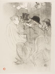 ムーランルージュで：失礼！ 本当の失礼！ 作： Henri de Toulouse-Lautrec