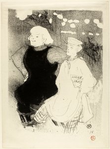 ムーランルージュで：仏露同盟 作： Henri de Toulouse-Lautrec
