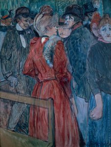 ムーラン・ド・ラ・ガレットで 作： Henri de Toulouse Lautrec
