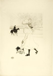 森の中で 作： Henri de Toulouse-Lautrec