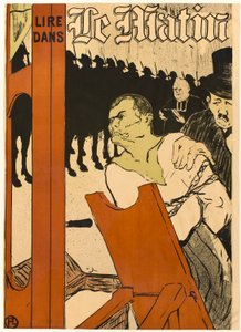 足場の下で 作： Henri de Toulouse-Lautrec