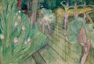 バレエシーン 作： Henri de Toulouse Lautrec