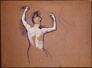 Ballet de Papa Chrysanthme（注目のダンサーの1人のための研究） 作： Henri de Toulouse Lautrec