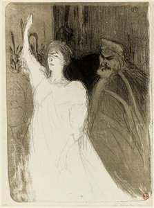 アンティゴネのバルテットとムネ＝シュリー 作： Henri de Toulouse-Lautrec