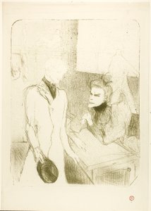 ブランデスとル・バルジー、レ・カボタン 作： Henri de Toulouse-Lautrec
