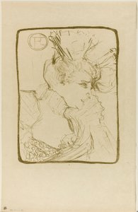 マドモアゼル・マルセル・レンダーの胸像 作： Henri de Toulouse-Lautrec