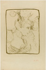 マドモアゼル・マルセル・レンダーの胸像 作： Henri de Toulouse-Lautrec