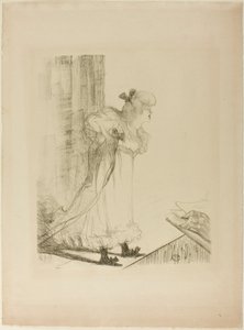 キャバレー歌手 作： Henri de Toulouse-Lautrec