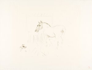 カルメスのリトルポニー 作： Henri de Toulouse-Lautrec