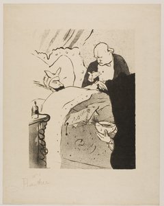カルノーは病気です！ 作： Henri de Toulouse-Lautrec
