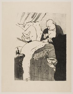 カルノーは病気です！ 作： Henri de Toulouse-Lautrec