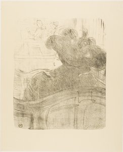 13のリトグラフよりクレオ・ド・メロード 作： Henri de Toulouse-Lautrec