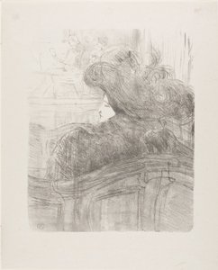 Cléo de Mérode、13 のリトグラフより 作： Henri de Toulouse-Lautrec