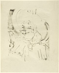 Treize Lithographys の Coquelin the Elder 作： Henri de Toulouse-Lautrec