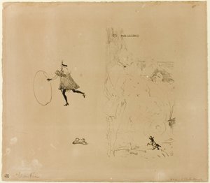 レトワール・ルージュの表紙 作： Henri de Toulouse-Lautrec