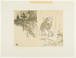 Les Courtes Joys のカバー 作： Henri de Toulouse-Lautrec