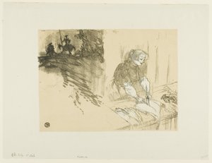 Les Courtes Joys のカバー 作： Henri de Toulouse-Lautrec