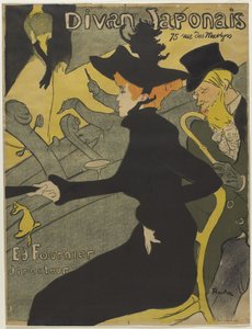 日本のソファ 作： Henri de Toulouse Lautrec