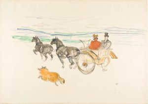 ダブルハーネス 作： Henri de Toulouse-Lautrec