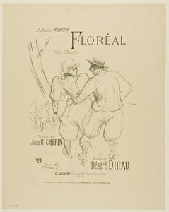 デジレ・ディオーのメロディーよりフロレアル 作： Henri de Toulouse-Lautrec