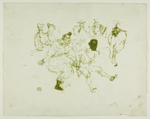 足湯とチョコレート 作： Henri de Toulouse-Lautrec