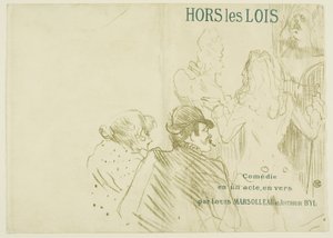 モリエールへのオマージュ 作： Henri de Toulouse-Lautrec