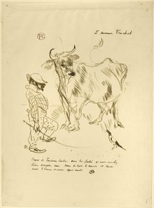 一杯のミルクへの招待 作： Henri de Toulouse-Lautrec