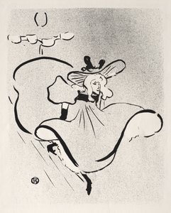 ジェーン・アヴリル 作： Henri de Toulouse-Lautrec