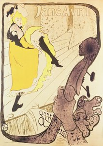 ジェーンエイプリル 作： Henri de Toulouse Lautrec