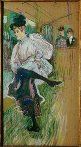 ジェーン・アヴリル・ダンス 作： Henri de Toulouse-Lautrec
