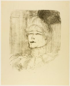 Treize Lithographys の Jeanne Granier 作： Henri de Toulouse-Lautrec