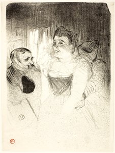 ジャッジ 作： Henri de Toulouse-Lautrec