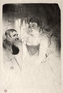 ロージェの司法 作： Henri de Toulouse-Lautrec