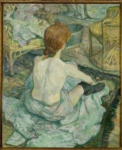 トイレ 作： Henri de Toulouse-Lautrec