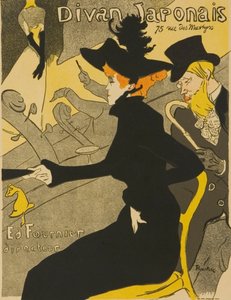 日本のディヴァン 作： Henri de Toulouse-Lautrec