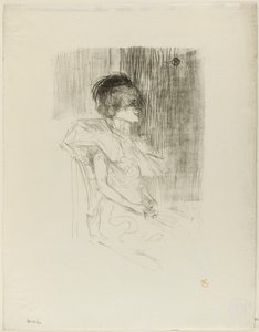 貸し手着席 作： Henri de Toulouse-Lautrec