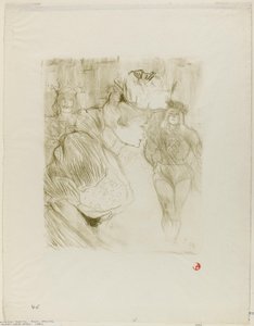 お辞儀をする貸し手 作： Henri de Toulouse-Lautrec