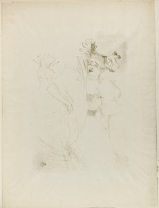 チルペリクの貸し手、フルフェイス 作： Henri de Toulouse-Lautrec