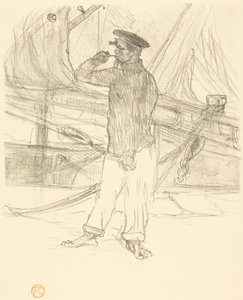 ラレンは言った 作： Henri de Toulouse-Lautrec