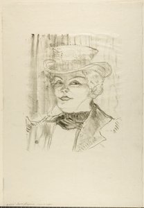 レジェーン夫人 作： Henri de Toulouse-Lautrec