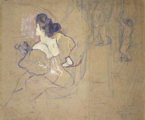 劇場のマダム・タデ・ナタンソン（ミシア・ゴデブスカ、1872-1950）
