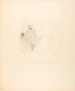 ミス・ルコンテ 作： Henri de Toulouse-Lautrec
