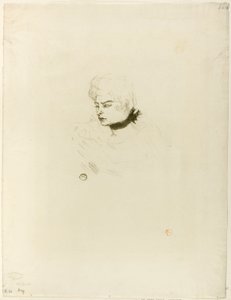 マドモアゼル・ポワ・ヴェール 作： Henri de Toulouse-Lautrec