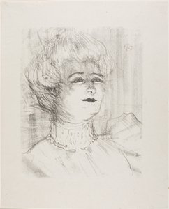 マリー＝ルイーズ・マーシー、トレイズ・リトグラフより 作： Henri de Toulouse-Lautrec
