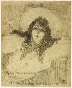 May Belfort、Treize Lithographies より 作： Henri de Toulouse-Lautrec