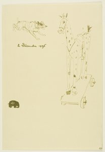 メニュー シルヴァン 作： Henri de Toulouse-Lautrec